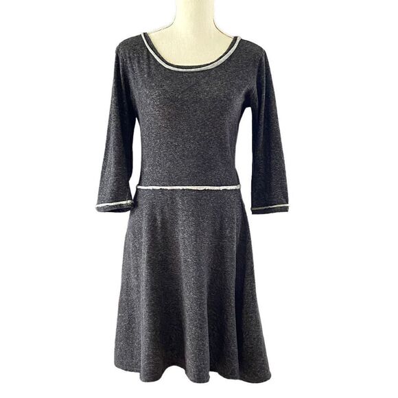 Max Studio Dresses & Skirts - Max Studio Heathered Black Gray Stretch Dress S